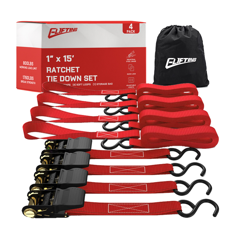 1 ″ x 15 ″ Set de legătură cu clichet （4-pachet）