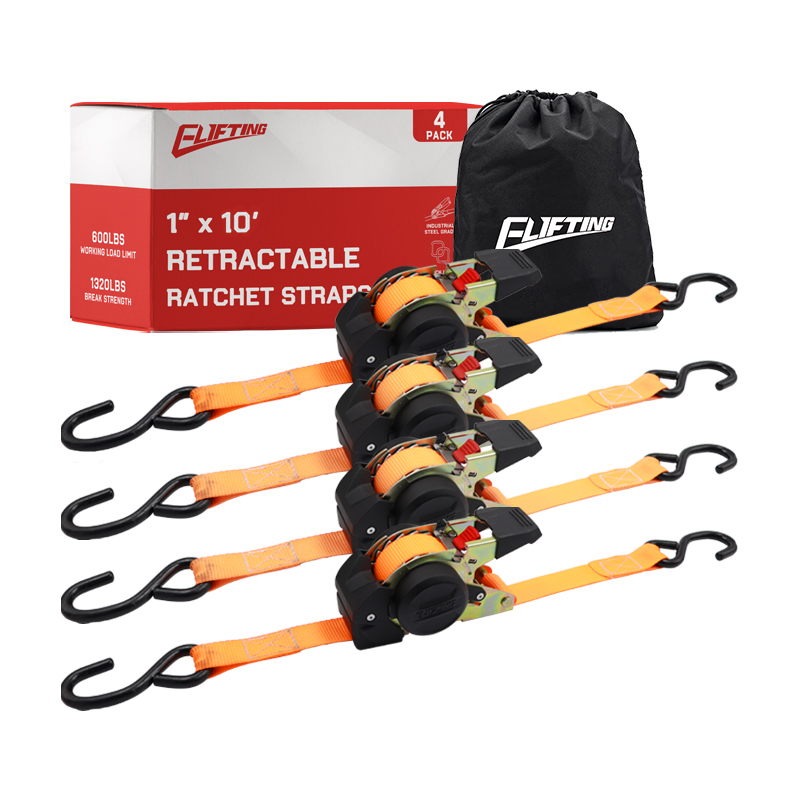 ELIFTING 1 "x 10" automată retractabilă cu curele de cravată retractabilă (4 pachet) pentru asigurarea mărfii